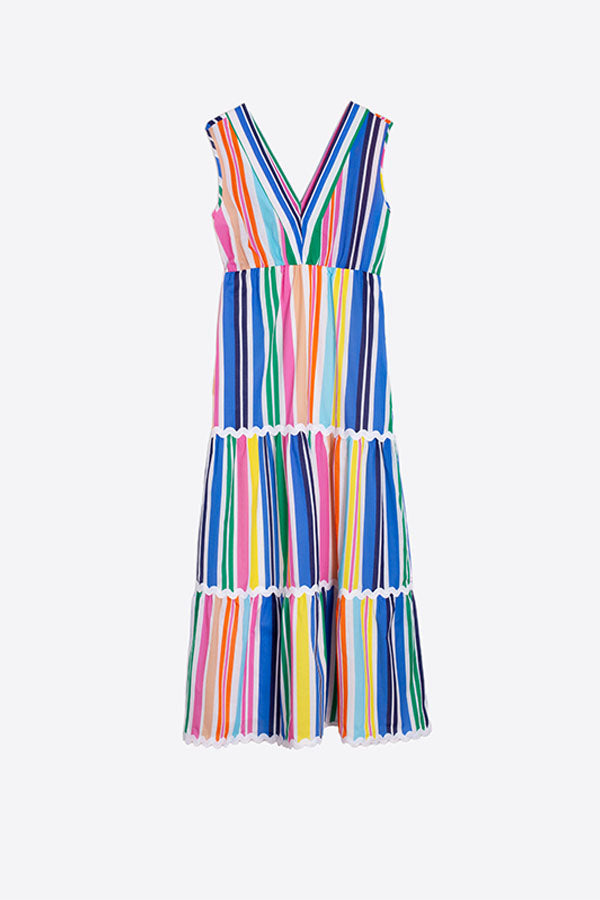 GADEA VERTICAL MULTICOLOR DRESS