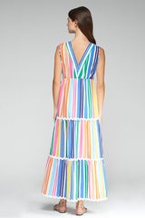 GADEA VERTICAL MULTICOLOR DRESS