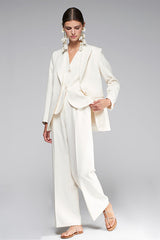 MILENA FLOWING WHITE TROUSERS
