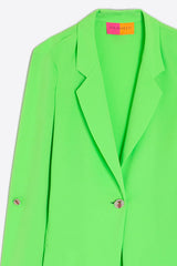 PAULINE NEON GREEN BLAZER