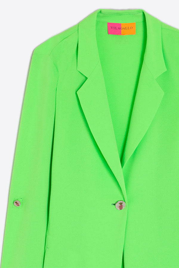 PAULINE NEON GREEN BLAZER