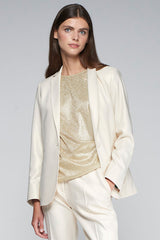 HANNAH METALLIC GOLD JACKET