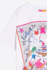 KEIRA BANDANA PRINT T-SHIRT