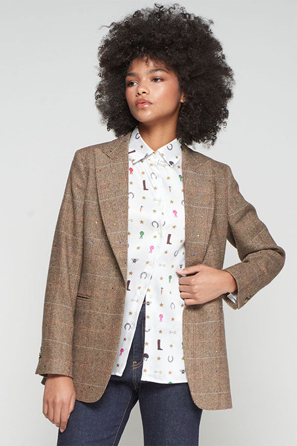 SOPHIA STRASS ESPIGA CDRO SPORT JACKET