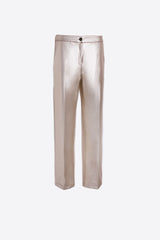 STRAIGHT GOLD TROUSERS