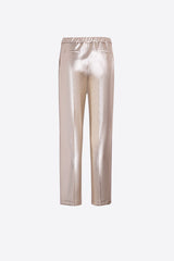 STRAIGHT GOLD TROUSERS