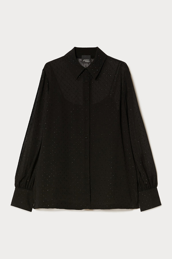 SULTANO LAMÉ CREPON SHIRT