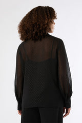 SULTANO LAMÉ CREPON SHIRT