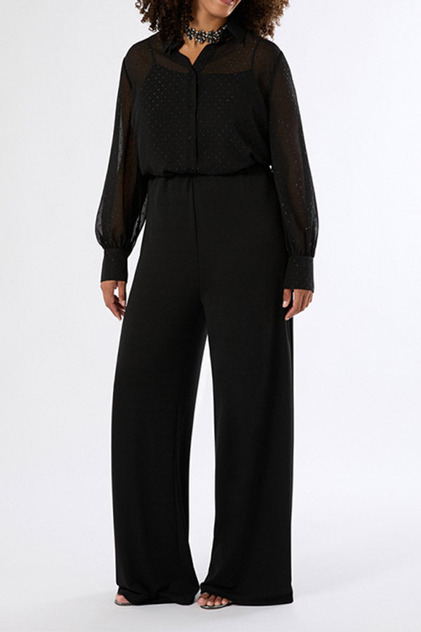 SULTANO LAMÉ CREPON SHIRT