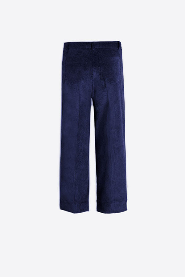 CORDUROY STRAIGHT TROUSERS