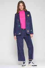 CORDUROY STRAIGHT TROUSERS