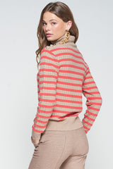 BOTONES BEIGE RED KNITWEAR