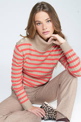 BOTONES BEIGE RED KNITWEAR