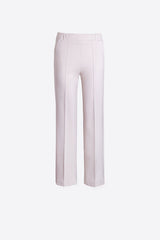 ECRU ROMA KNIT STRAIGHT-LEG TROUSERS