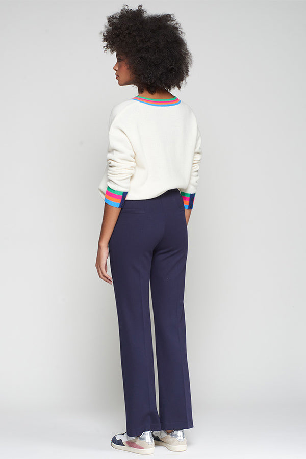 MARTINA AZUL MARINO ESTRUCTURA TROUSERS