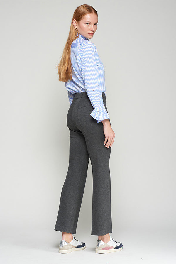 CARLA GRIS ESTRUCTURA TROUSERS