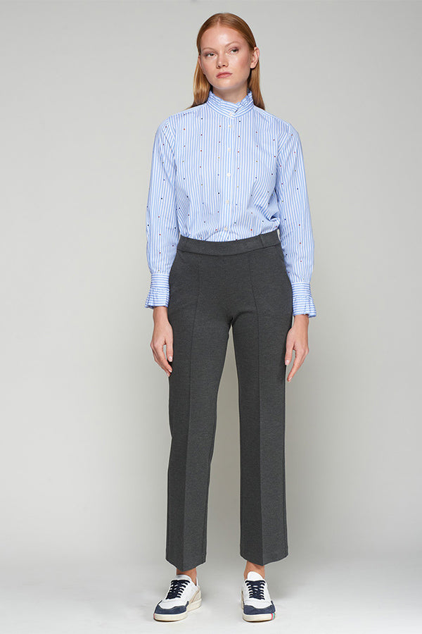 CARLA GRIS ESTRUCTURA TROUSERS