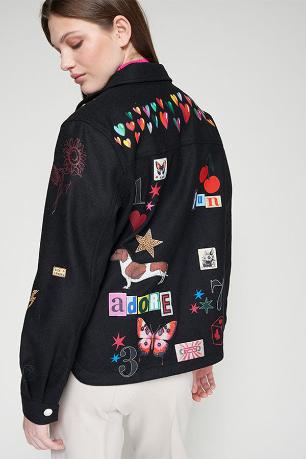 GRAFFITI BLACK JACKET