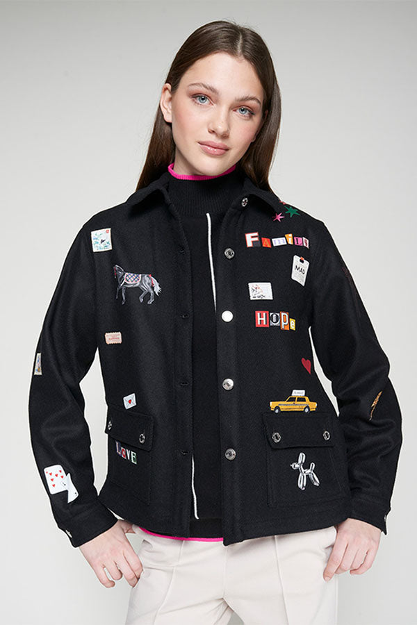 GRAFFITI BLACK JACKET