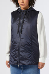 FLOU IRIDESCENT NYLON CANVAS GILET
