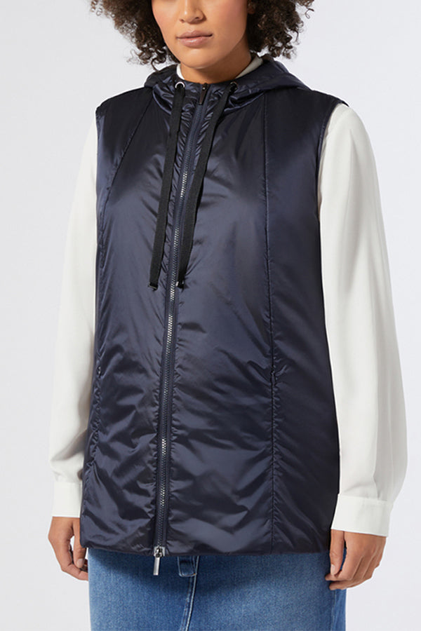 FLOU IRIDESCENT NYLON CANVAS GILET