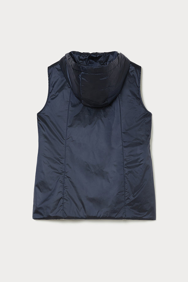 FLOU IRIDESCENT NYLON CANVAS GILET
