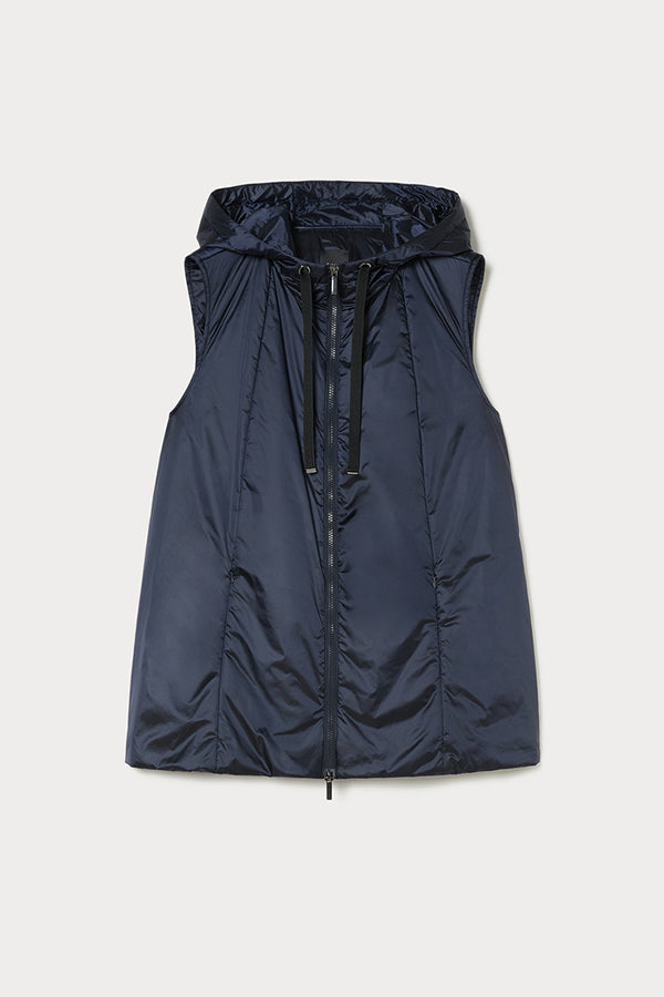 FLOU IRIDESCENT NYLON CANVAS GILET