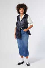 FLOU IRIDESCENT NYLON CANVAS GILET