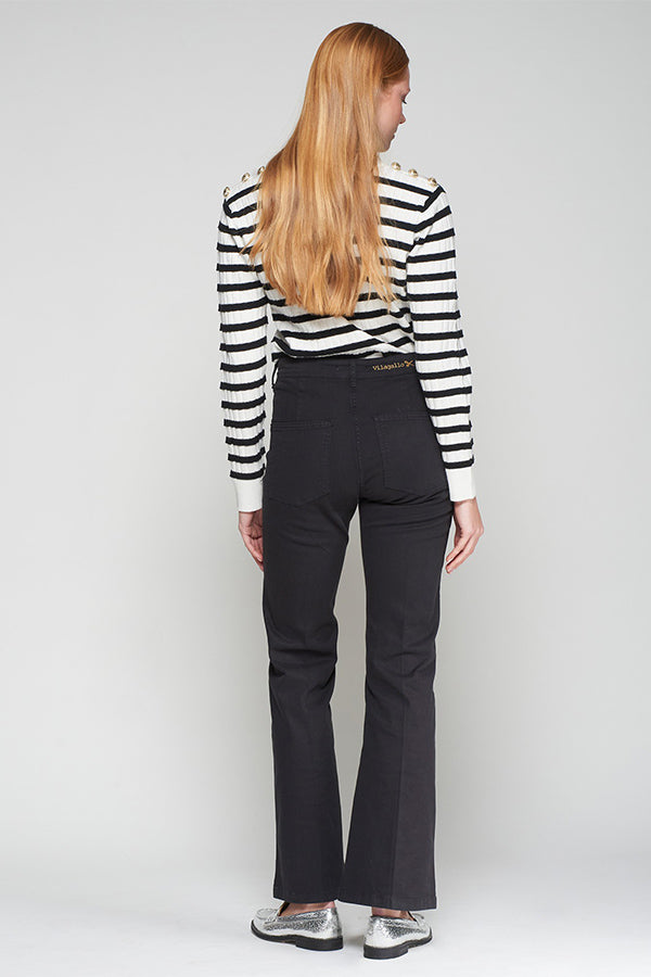 STRASS BLACK TROUSERS