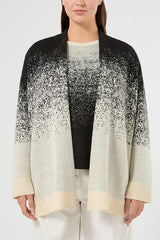 LACCIO JACQUARD KNITTED JACKET