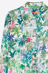 TROPICAL GARDEN PRINT SHIRT