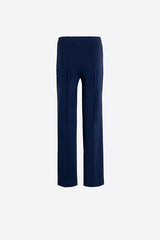STRAIGHT NAVY TROUSERS
