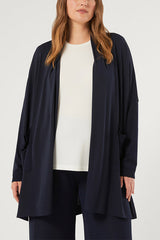 TAVOLA JERSEY KNIT FABRIC CARDIGAN