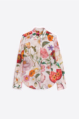 MULTICOLORED FLORAL PRINT SHIRT