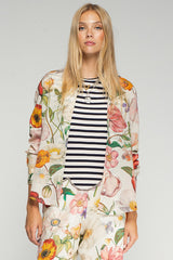 MULTICOLORED FLORAL PRINT SHIRT