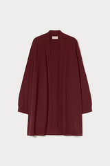 SENNA BROWN OVERSIZED VISCOSE CARDIGAN