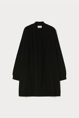 SENNA BLACK OVERSIZED VISCOSE CARDIGAN