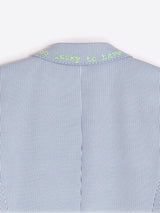 DOG EMBROIDERED STRIPED JACKET