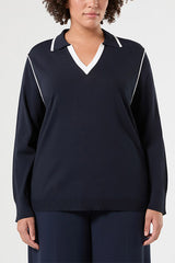 PERGOLA STRETCH VISCOSE SWEATER