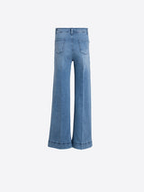 MARKED POCKETS STRAIGHT LEG JEANS