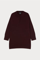 SNOB WOOL BLEND POLO SWEATER