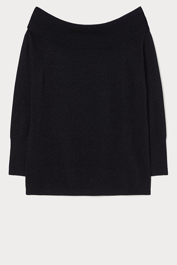 BIRD VISCOSE LUREX SWEATER