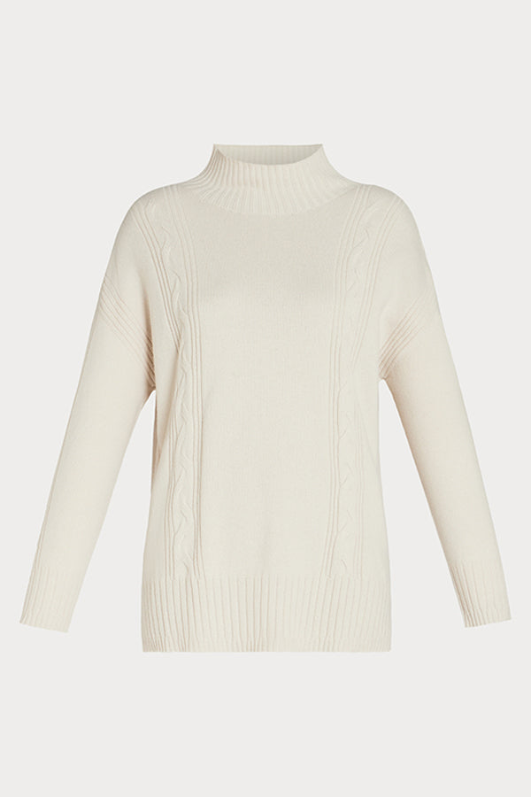 ALAIN CASHMERE BLEND TURTLENECK JUMPER