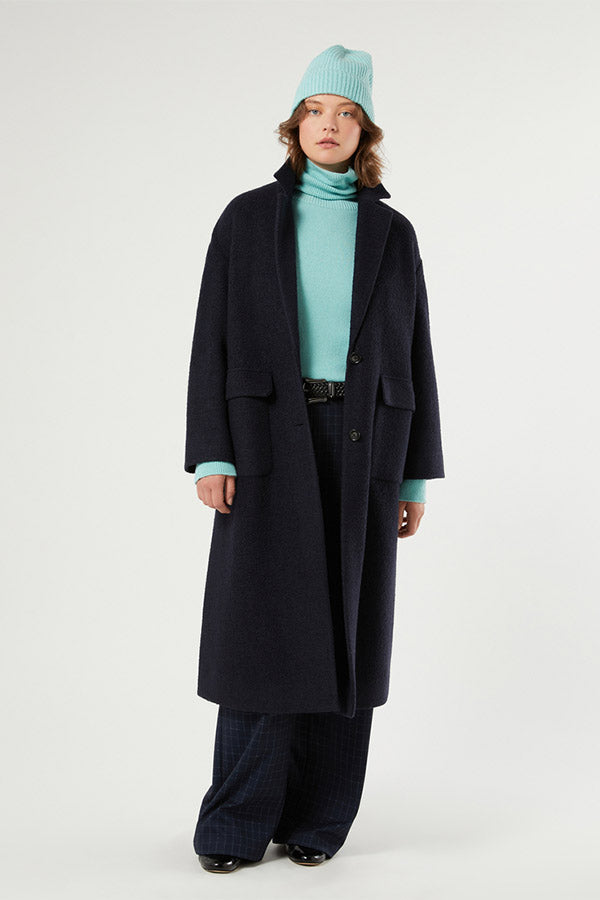 OXA CASHMERE BLEND POLO-NECK JUMPER