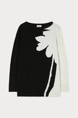 ULRICO BLACK LUREX CASHMERE BLEND JUMPER