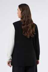 ULRICO BLACK LUREX CASHMERE BLEND JUMPER