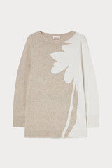 ULRICO BROWN LUREX CASHMERE BLEND JUMPER