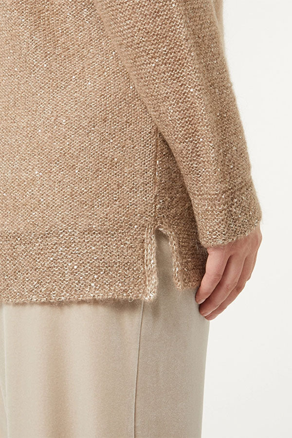 LEVICO MOHAIR SEQUINNED SWEATER