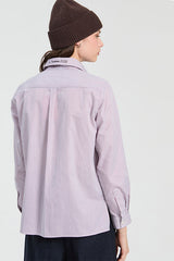 BICOLOR SKI EMBROIDERY STRIPED SHIRT