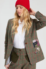 GREEN WELSH PLAID JACKET